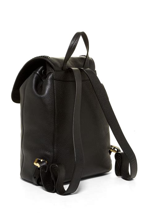 Lyst - Cole Haan Celia Leather Backpack in Black