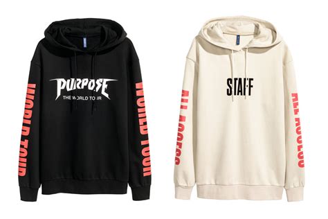 Justin Bieber Purpose Tour Merch H&M | HYPEBEAST