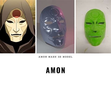 Amon mask Avatar the Legend of Korra 3D model 3D printable | CGTrader