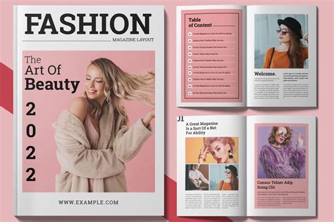 Fashion Magazine Layout Templates