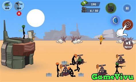 Game Chiến tranh thế giới người que - Stickman World War online