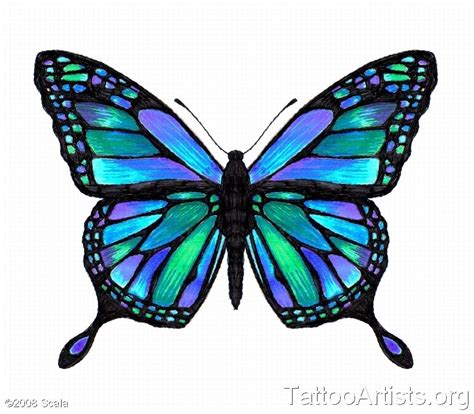 Butterfly | Unique butterfly tattoos, Blue butterfly tattoo, Colorful butterfly tattoo