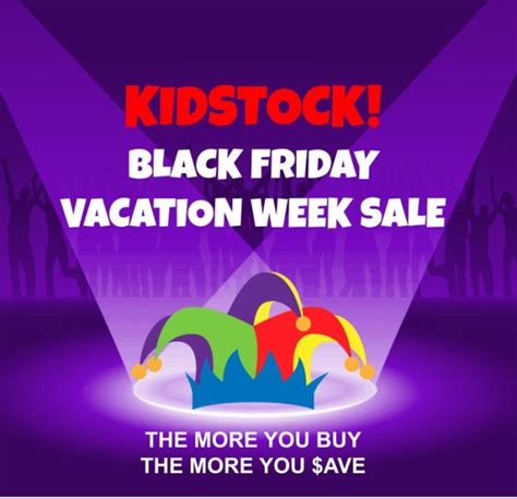 BLACK FRIDAY VACATION WEEK SALE