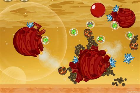 Angry Birds Space Red Planet Level 5-24 Walkthrough | AngryBirdsNest