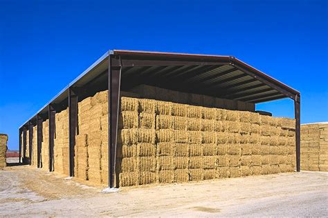 Hay Storage Barn Steel Buildings | Metal Hay Barn Kits