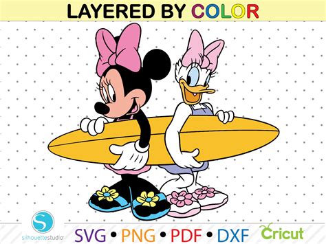 Minnie Mouse Beach Clipart