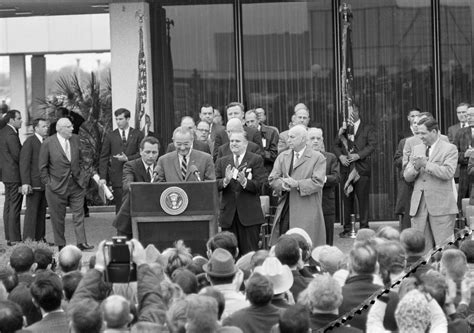 45 Years Ago: President Names Johnson Space Center - NASA