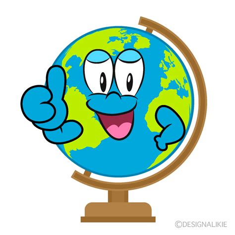 Happy Earth Thumbs Up