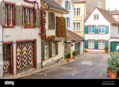 The Old Town Basel, Kanton Basel-Stadt, Switzerland, Europe Stock Photo ...