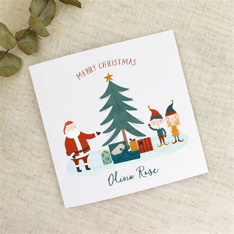 Personalised Santa's Helpers Christmas Card By Studio One48