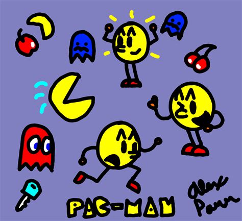 Pac-Man Doodles by alexparr on Newgrounds