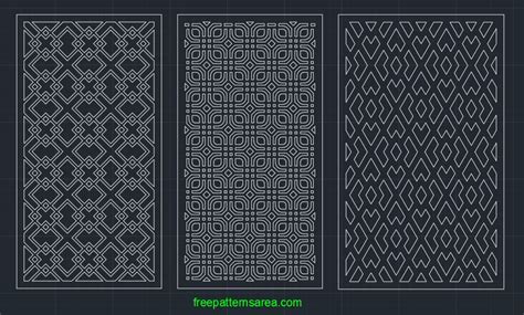 DWG & DXF Pattern Designs for CNC Cutting