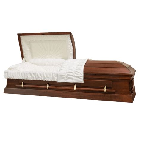 Essex (Poplar) | Poplar Wood Casket with Satin Cherry Finish | Titan ...