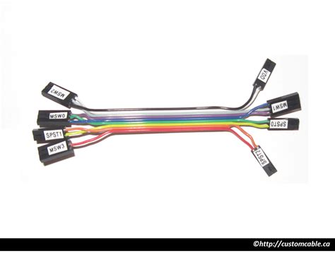 Eight Board to Wire Connector – Flat Cable Assembly – CustomCable