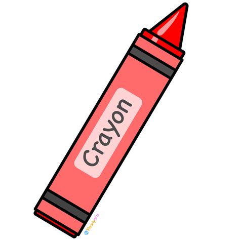 Red Crayon Clipart | Free Download | Pearly Arts