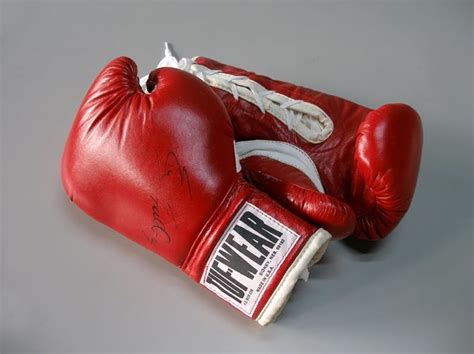 Sylvester Stallone Rocky IV Tuf-Wear Boxing Gloves, 1985