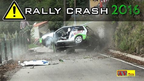 BEST OF RALLY CRASH 2016 | A.V.Racing - YouTube