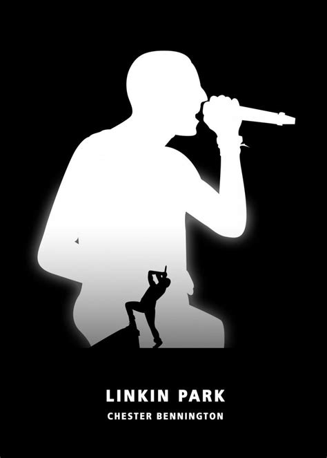 'chester bennington' Poster by Ridwanart | Displate in 2021 | Linkin park chester, Linkin park ...
