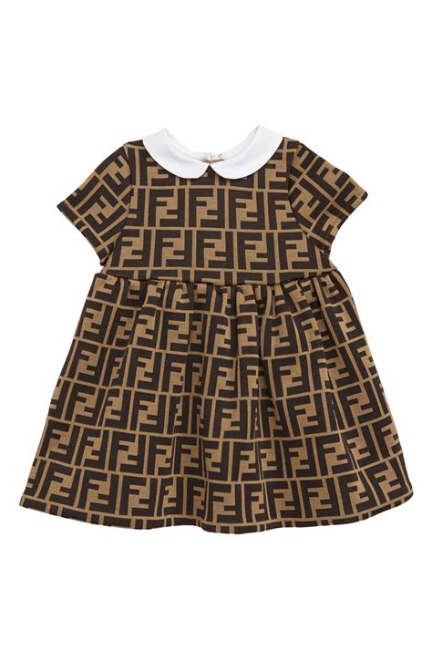 Fendi Logo Dress (Baby) | Nordstrom