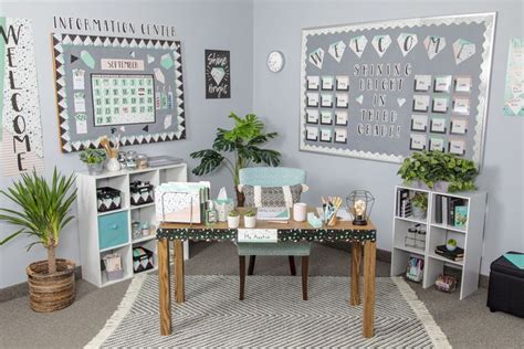 Re-create this gorgeous classroom with items from Simply Sassy, a brand new classroom theme b ...