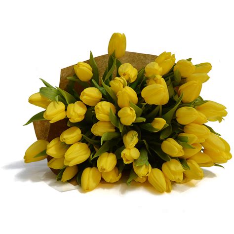 Irresistible Yellow Tulips - Flower Bouquet - Greater Cape Town Delivery