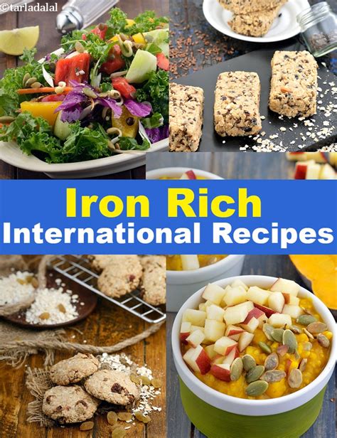 Iron Rich International Recipes by Tarla Dalal