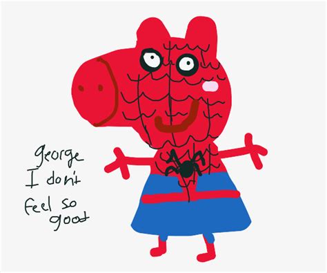 Spider-eyes Peppa Pig - Drawception