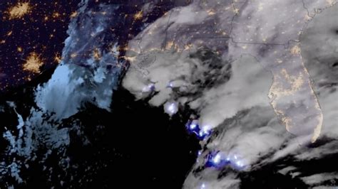 Timelapse Shows Storm System Over Gulf of Mexico | WeatherBug