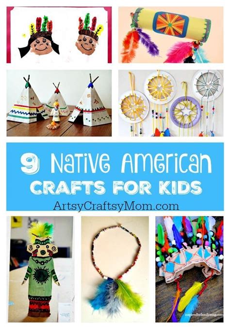 9 Native American Crafts for Kids | Native american crafts, Elementary schools and Kindergarten