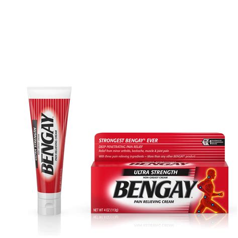 Ultra Strength Bengay Pain Relief Cream, 4 oz - Walmart.com