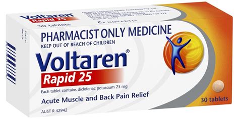 Voltaren Rapid 25mg Tablets - Balmoral Pharmacy ndl