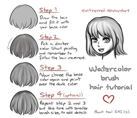 Hair Shading Tutorial by Extremol on DeviantArt