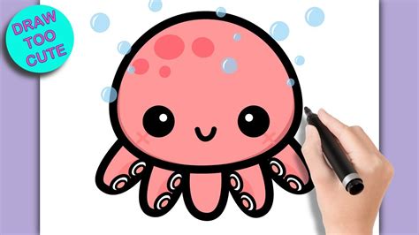 Easy To Draw Octopus