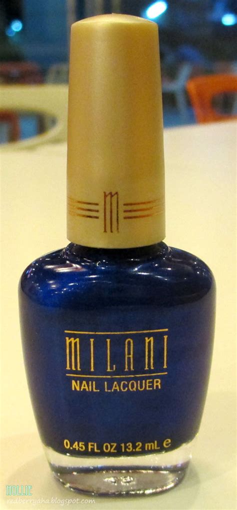 Random Beauty by Hollie: Milani Nail Lacquer in Bolting Blue Swatch