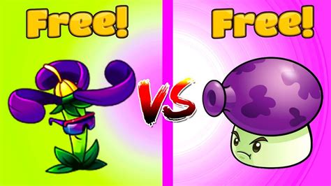 Nightshade vs Fume Shroom Plants vs Zombies 2 Free Plants - YouTube