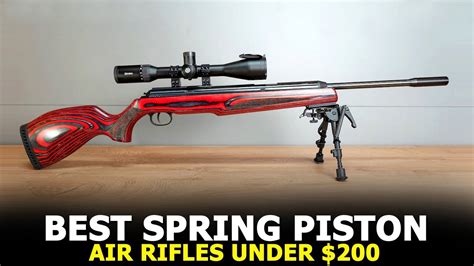 Top 10 Best Spring Piston Air Rifle for $200 & Under - YouTube