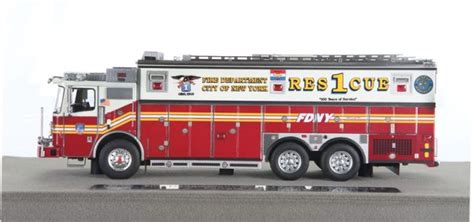 Fire Replicas FDNY “Rescue 1” - Rolling Tribute to New York's Bravest ...