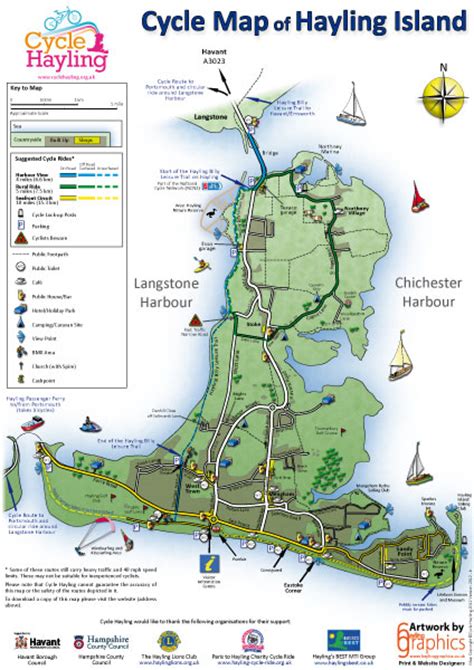 Cycle Map of Hayling Island :: Hayling Graphics Limited