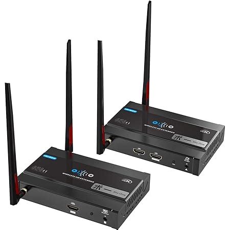 Amazon.com: ShuOne 4K Wireless HDMI Transmitter and Receiver, 1x1 5GHz 656Ft(200m) Wireless HDMI ...