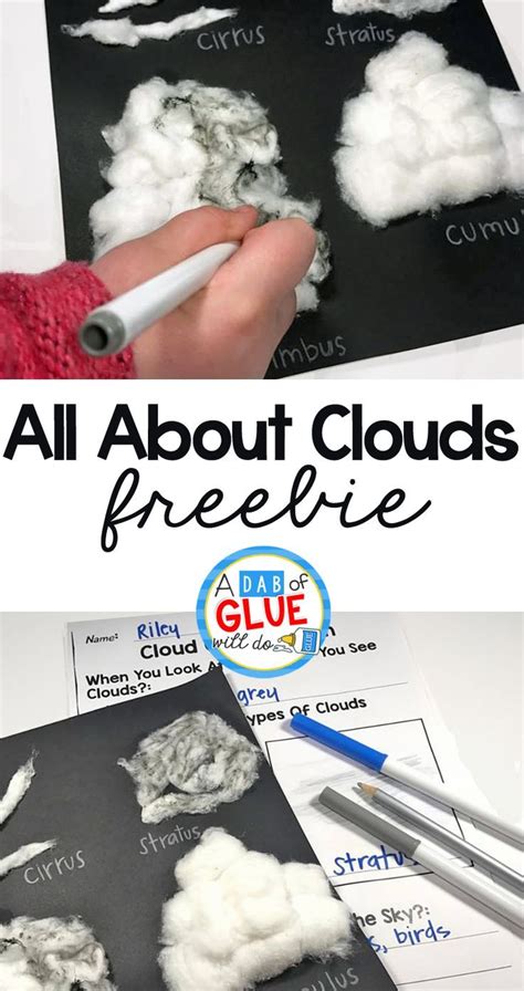 All About Clouds Activity | Cloud activities, Kindergarten freebies, Kindergarten science