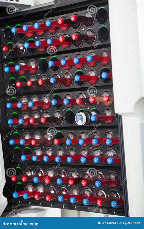 Blood Culture Bottles In Machine Stock Image - Image: 37136931