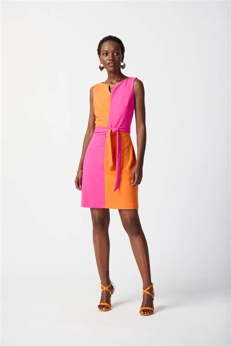 RJ2312131213 PINK-TANGERINE DRESS