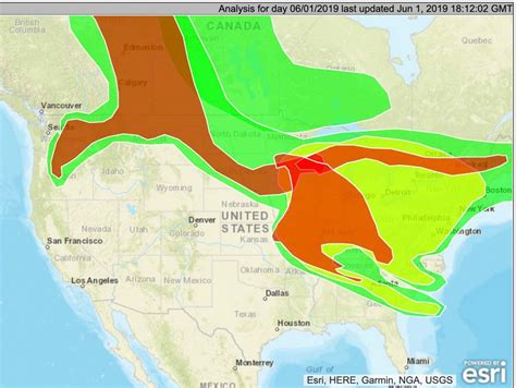 Canadian wildfire smoke spreads into the Eastern U.S. - Wildfire Today