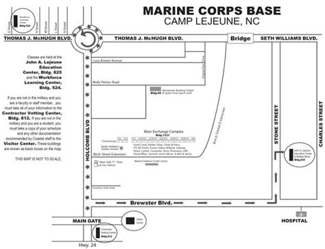 Camp Lejeune Hospital Map