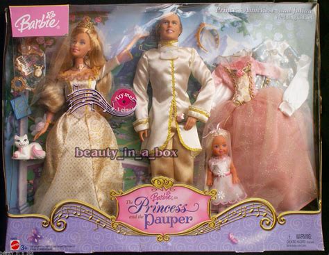 Anneliese Julian Princess and the Pauper Wedding Giftset Barbie Ken ...