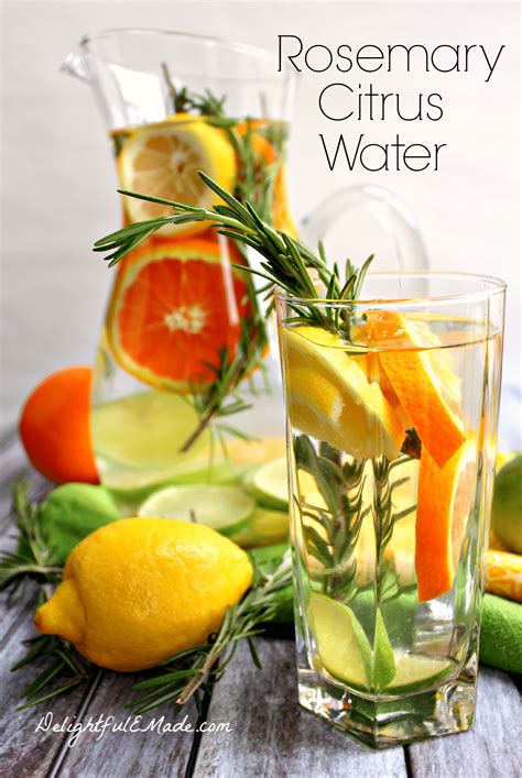 Rosemary Citrus Water - Delightful E Made