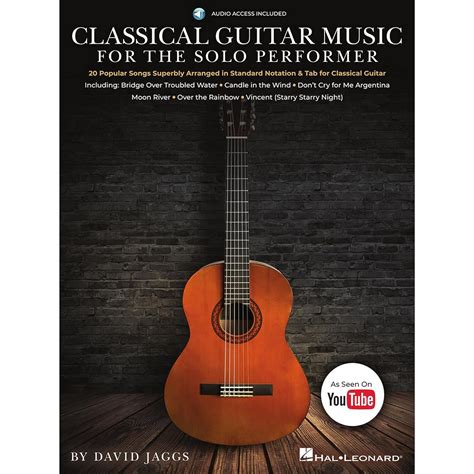 Classical Guitar Music for the Solo Performer: 20 Popular Songs ...