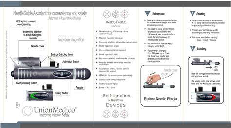 instructions 90sg | Union Medico