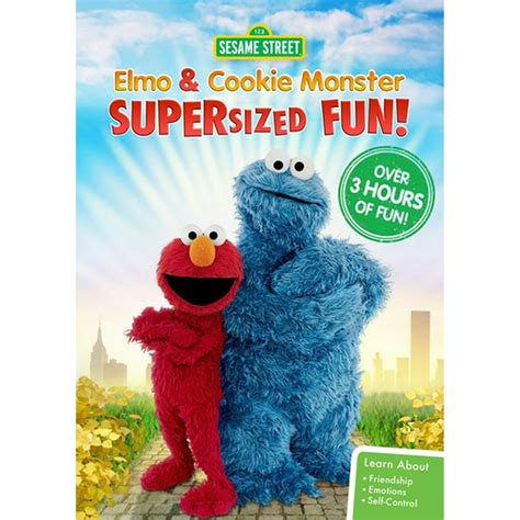 Sesame Street: Elmo & Cookie Monster Supersized Fun (DVD) - Walmart.com - Walmart.com