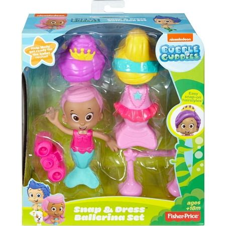 Fisher-Price Bubble Guppies Snap and Dress Ballerina Set - Walmart.com